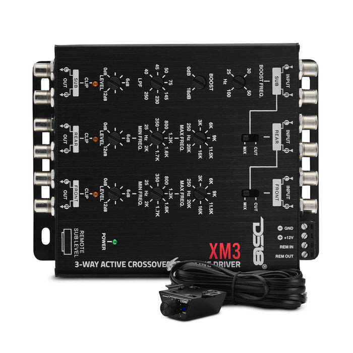 DS18 XM3 CROSSOVER ACTIVE 3 WAY