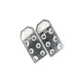 DC Audio Flat 6 Spot Aluminum Battery Terminals