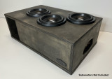 Gately Audio - 3 X 10” SUBWOOFER ENCLOSURE SUBS UP/PORT BACK 3.25CF