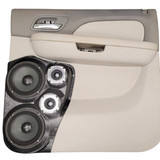 Custom Speaker Pods Dual 6-1/2″ Speakers and Dual 3-1/2″ Tweeters for Rear Door 07-14 GM Full Size Truck Upper Handle Speaker Pods