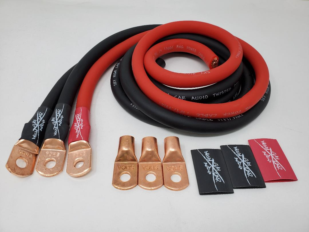 Sky High Car Audio 1/0 OFC Amp Kit