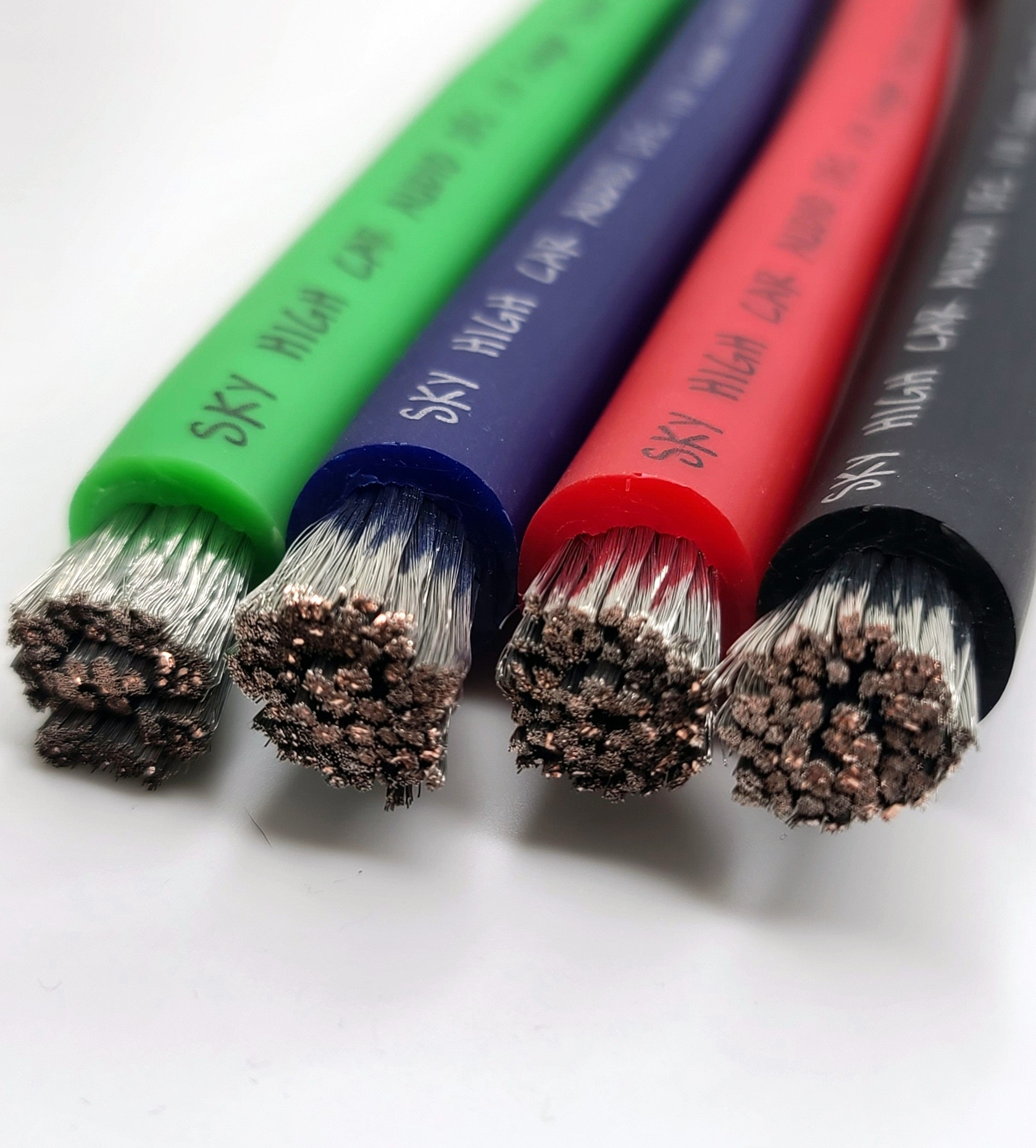 25 Ft 2/0 Gauge OFC AWG BLUE Power Ground Wire Sky - Foto 2