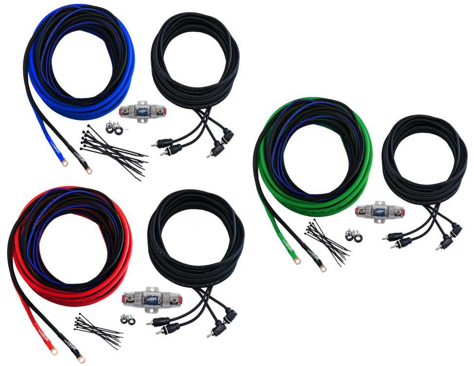 Sky High Car Audio CCA 1/0 ESeries Amp Kit Install Accessories