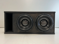 Gately Audio - 2 X 12" SUBWOOFER ENCLOSURE SUB BACK/PORT BACK 3.5 CF 