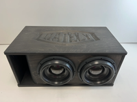 Gately Audio - 2 X 12" SUBWOOFER ENCLOSURE SUB BACK/PORT BACK 3.5 CF 