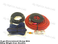 Sky High Car Audio 4 CCA Amp Kit