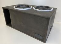 Gately Audio - 2 X 15” SUBWOOFER ENCLOSURE SUBS UP/PORT BACK- 7.0CF