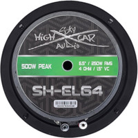 SHCA Pro Audio EL64 6.5" Midrange Midbass Speaker 500 Watts 4 ohm (Single)