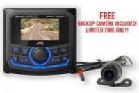 SSV WORKS 2020+ Polaris Pro XP Complete 2-Speaker Plug-&-Play Kit with JVC MR1 Media Receiver and Backup Camera