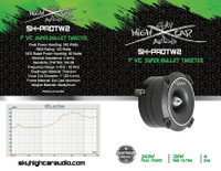 SHCA - PROTW2 Neo Mini Bullet Tweeters 1" VC 4 ohm (Pair)