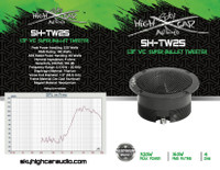 SHCA - TW2S Neo 1.3" VC Bullet Tweeters 4 ohm (Four Tweeters)