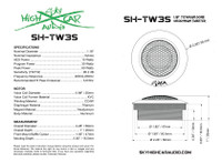 SHCA Pro Audio Package 4 MRB84 8" Midrange Bullet Speakers & 4 TW3S Tweeters
