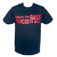 SHCA T-Shirt - Born to Bass - Black w/ Red Logo