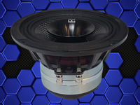 DC Audio - Neo Coaxial Carbon Fiber 6.5" Full Range Speaker (Single) - 4 Ohm / 8 Ohm