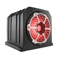 DS18 - HYDRO NXL-10SUBLD 10" Marine & Motorsports Subwoofer Box Loaded with Integrated RGB Lights 4 Ohms 700W - Black