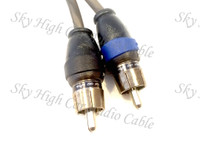 Sky High Car Audio Twisted 2-Channel Twisted RCA 1.5ft-20ft