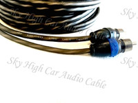 Sky High Car Audio Twisted 2-Channel Twisted RCA 1.5ft-20ft