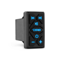 DS18 Marine And Powersports Waterproof Rocker Switch Bluetooth Audio Receiver With Controls