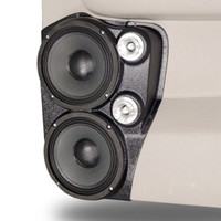Custom Speaker Pods Dual 8″+ Dual Tweeter for Rear Door 07-14 GM Full Size Truck Upper Handle Speaker Pods Custom Speaker Pods