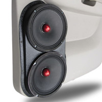 Custom Speaker Pods Dual 8″ for Rear Door 07-14 GM Full Size Truck Upper Handle Speaker Pods Custom Speaker Pods