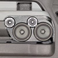 Custom Speaker Pods Dual 6-1/2″+ Dual 3-1/2″ for Front Door 09-14 Ford F-150 Speaker Pods