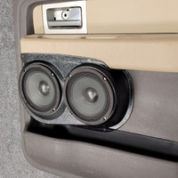 Custom Speaker Pods Dual 6-1/2″ for Rear Door 09-14 Ford F-150 Crew Cab Speaker Pods Custom Speaker Pods