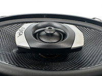 SHCA - C462 4x6" 2-way Coaxial Speakers (Pair) With Glass Fiber Cone and Pivoting Tweeter Sky High Car Audio
