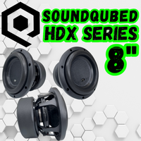 SoundQubed 8" HDX Subwoofer Sky High Car Audio