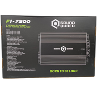 SoundQubed 7500 Watts F1-7500 Full Bridge Mono Block Amplifier SoundQubed
