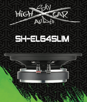 SHCA Pro Audio EL64 Slim 6.5" Slim Midrange Loudspeaker 4 ohm (Single Speaker) Sky High Car Audio