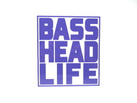 Bass Head Life  - Die Cut Decal (Solid Color)
