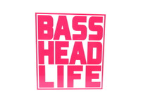 Bass Head Life  - Die Cut Decal (Solid Color)