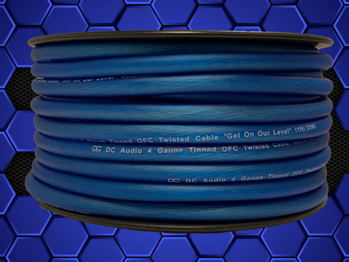 DC Audio 4 AWG Tinned OFC Power / Ground Cable 100ft Sky High Car Audio