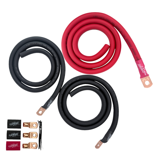 Sky High Car Audio OFC 1/0 Big 3 - Red