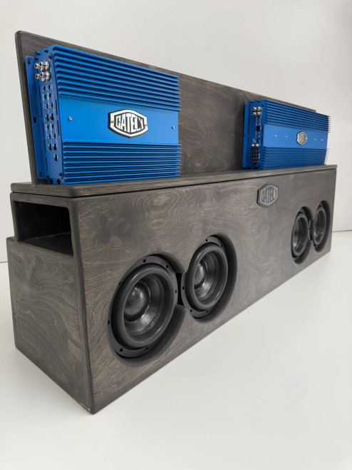 Gately Audio - DODGE MEGA CAB (APROX. ALL YEARS) 4x 8” SUBWOOFER ENCLOSURE BEHIND THE SEAT