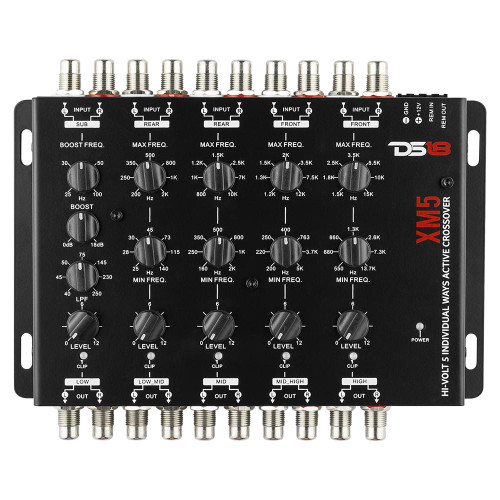 DS18 XM5 - 5 Way Pro Audio Crossover - Sky High Car Audio