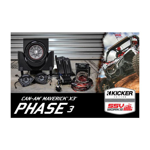 SSV Works - X3-3K Canam Maverick X3 Complete Kicker 3 Speaker Plug
