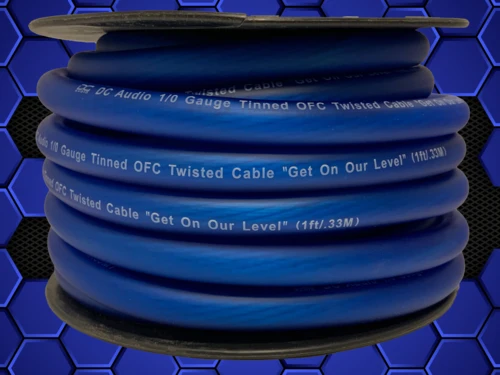 DC Audio - Tinned OFC 1/0 Power / Ground Cable - 25ft