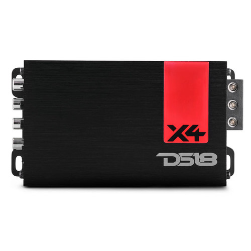DS18 - X4 Ultra Compact Class D 4-Channel Car Amplifier 1400 Watts Max