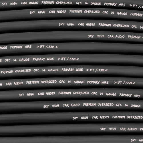 Sky High Car Audio OFC 14 Gauge Primary Wire 25ft-500ft