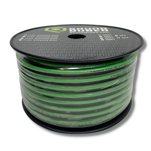 Sky High Car Audio 10 Gauge OFC Speaker Wire – 50ft Spool, Red/Black