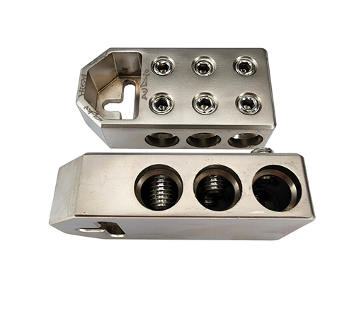 Sky High Car Audio (6) 1/0 Battery Terminals Cast Aluminum Sky High Car Audio Sky High Car Audio (6) 1/0 Battery Terminals Cast Aluminum Sky High Car Audio