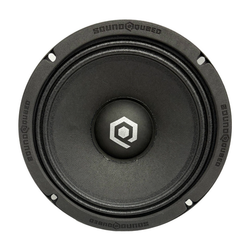 SoundQubed 8" Mid-bass with dome cap - 1.5" 4 ohm Voice Coil 50w/300w Frequency Response 60Hz - 5KHz SoundQubed