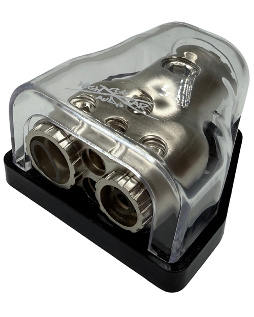 SHCA Distribution Block 1/0 or 4 ga Input (2) 4/8 ga Output w/ Cover