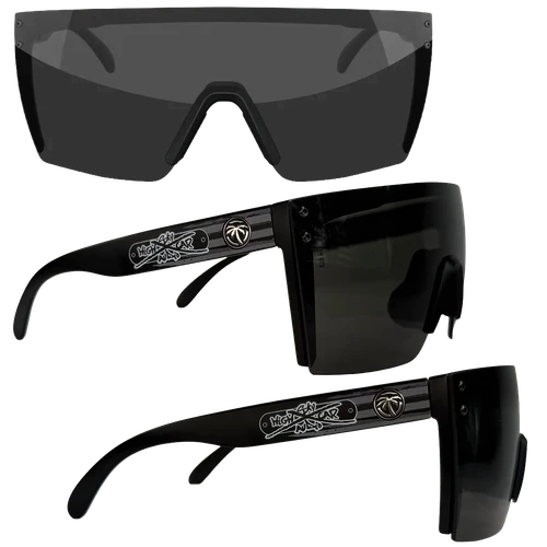 SHCA x Heatwave Lazer Face Sunglasses: Black Z87 Sky High Car Audio