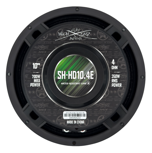 SHCA Pro Audio HD10.4E 10" Hybrid Midrange Coaxial Speaker 700 Watts 4 ohm (Single)