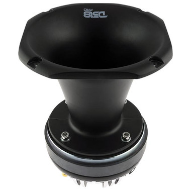 DS18 PRO-HA102/RD 2″ 100-Degree Aluminum Bolt-On Horn – Red Finish For Trucks Or Cars