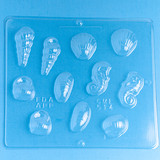 Embed Mold - Sea Horses and Shells - Image 1