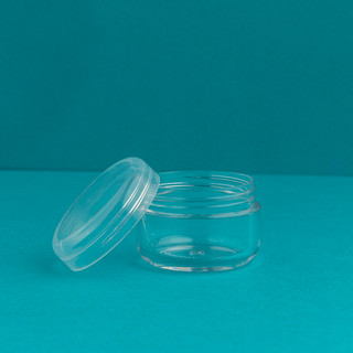 8 Oz SQUARE Clear JARS Empty Plastic Cosmetic Containers PET Jars with –  Grand Parfums II