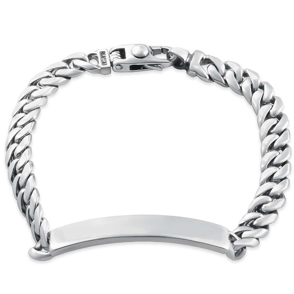 Men's Cuffed Link 14k Gold (49gram) or Platinum (79gram) 8-10mm